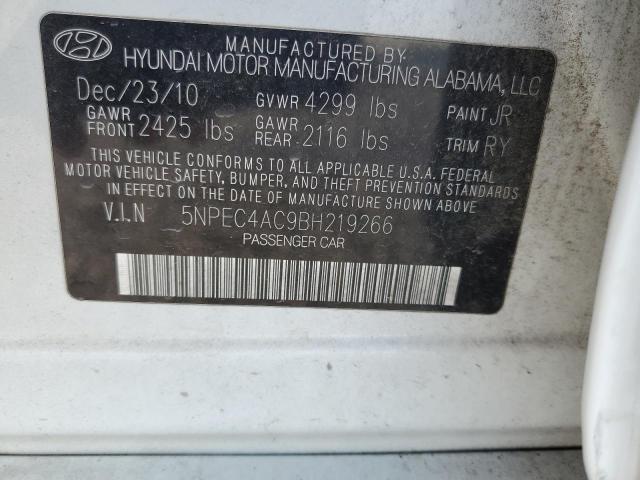 Photo 11 VIN: 5NPEC4AC9BH219266 - HYUNDAI SONATA 