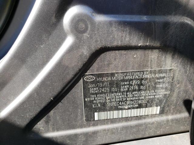 Photo 9 VIN: 5NPEC4AC9BH228002 - HYUNDAI SONATA SE 