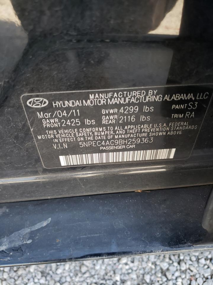 Photo 11 VIN: 5NPEC4AC9BH259363 - HYUNDAI SONATA 