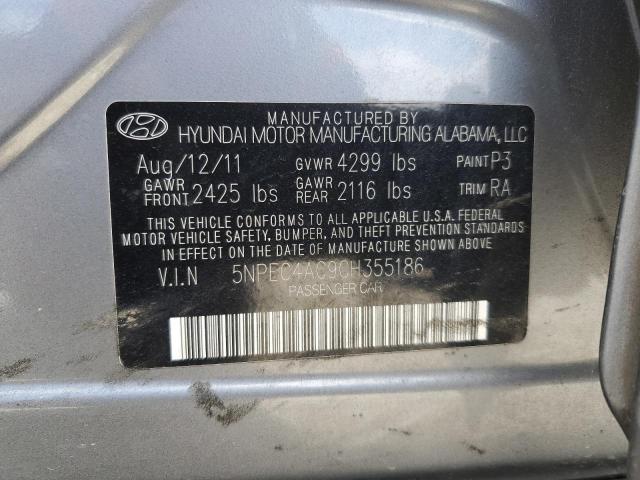 Photo 11 VIN: 5NPEC4AC9CH355186 - HYUNDAI SONATA SE 