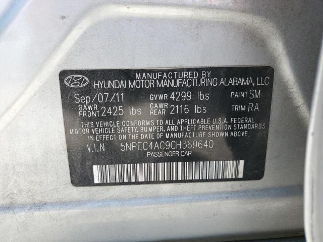 Photo 12 VIN: 5NPEC4AC9CH369640 - HYUNDAI SONATA SE 