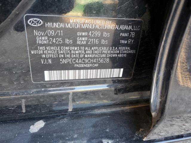 Photo 9 VIN: 5NPEC4AC9CH415628 - HYUNDAI SONATA SE 