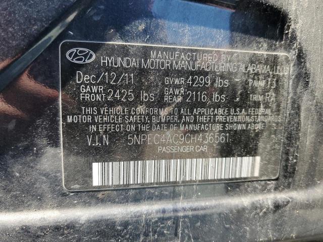 Photo 9 VIN: 5NPEC4AC9CH436561 - HYUNDAI SONATA SE 