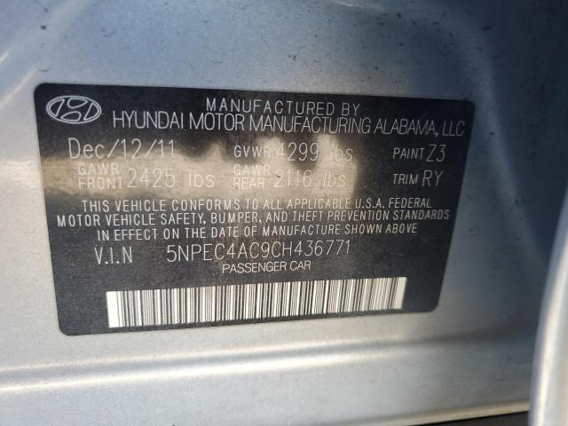 Photo 11 VIN: 5NPEC4AC9CH436771 - HYUNDAI SONATA 