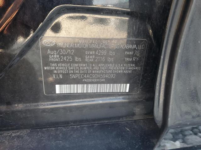 Photo 11 VIN: 5NPEC4AC9DH594092 - HYUNDAI SONATA 