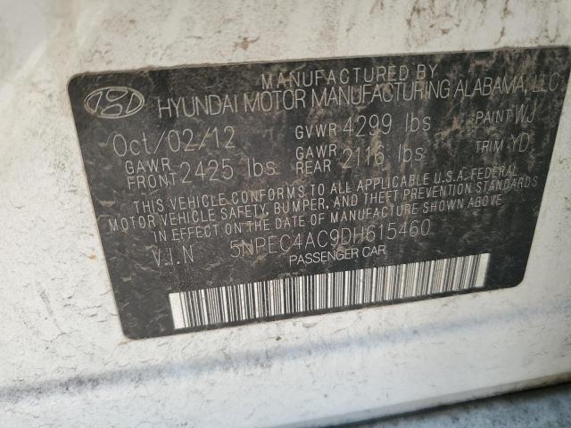 Photo 11 VIN: 5NPEC4AC9DH615460 - HYUNDAI SONATA 