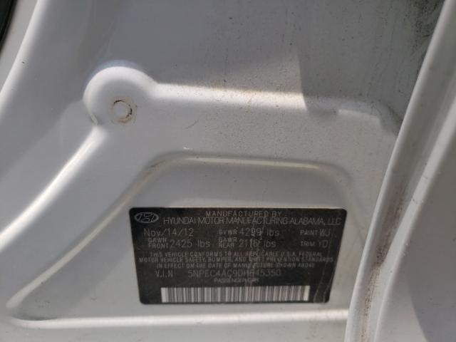 Photo 9 VIN: 5NPEC4AC9DH645350 - HYUNDAI SONATA SE 