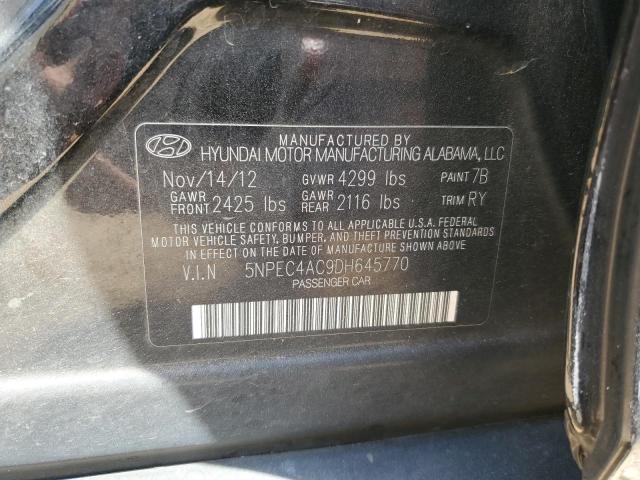 Photo 11 VIN: 5NPEC4AC9DH645770 - HYUNDAI SONATA 