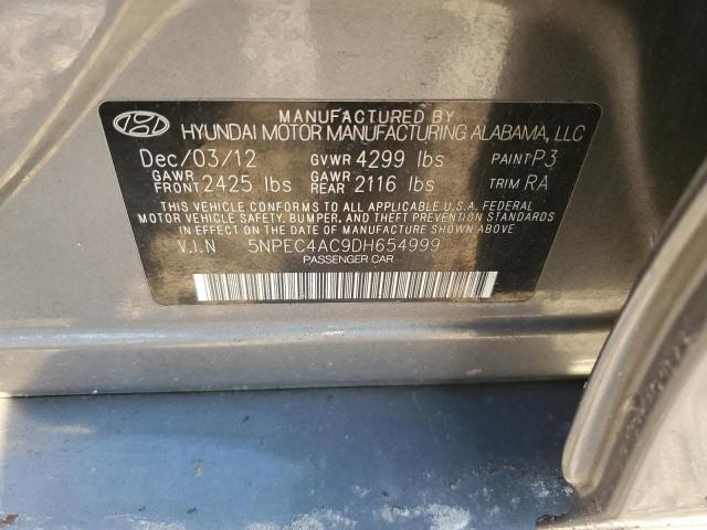 Photo 11 VIN: 5NPEC4AC9DH654999 - HYUNDAI SONATA SE 