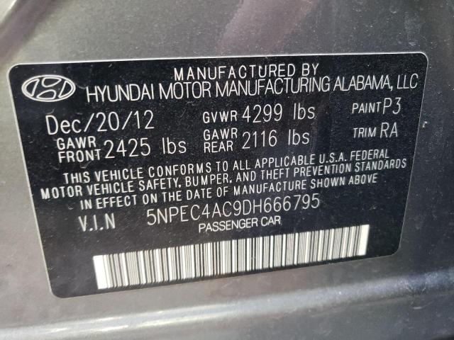 Photo 9 VIN: 5NPEC4AC9DH666795 - HYUNDAI SONATA SE 