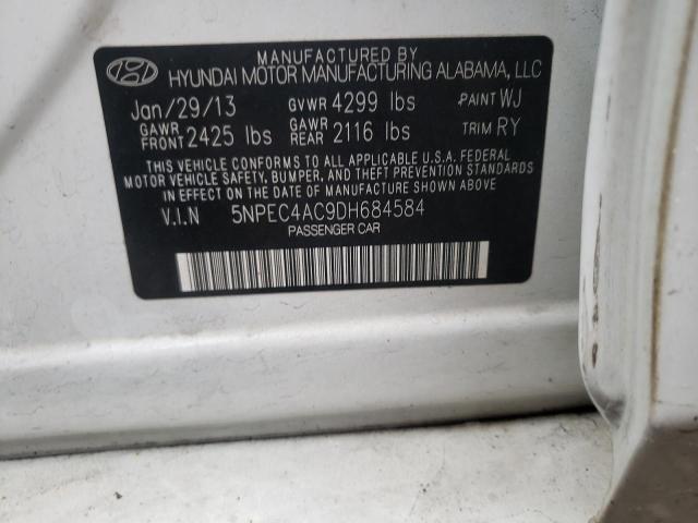 Photo 9 VIN: 5NPEC4AC9DH684584 - HYUNDAI SONATA SE 