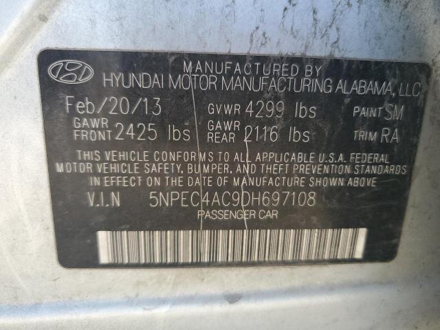 Photo 11 VIN: 5NPEC4AC9DH697108 - HYUNDAI SONATA 