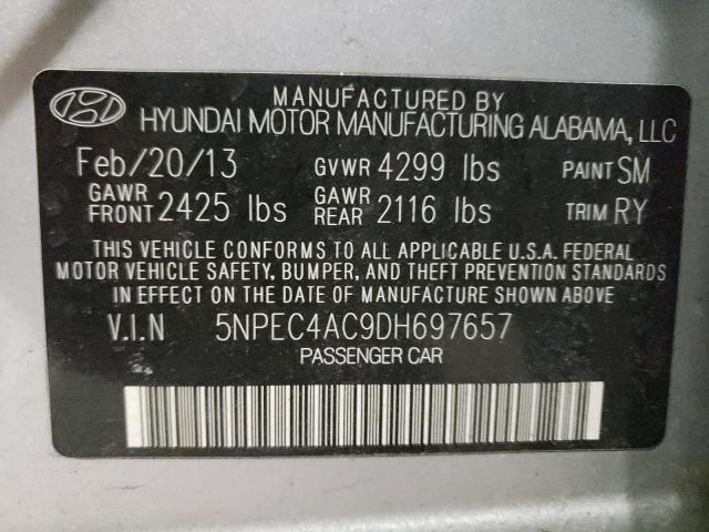 Photo 11 VIN: 5NPEC4AC9DH697657 - HYUNDAI SONATA SE 