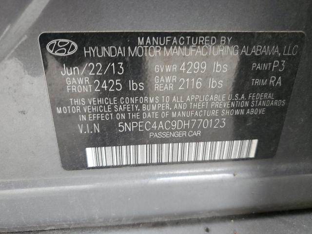 Photo 11 VIN: 5NPEC4AC9DH770123 - HYUNDAI SONATA 