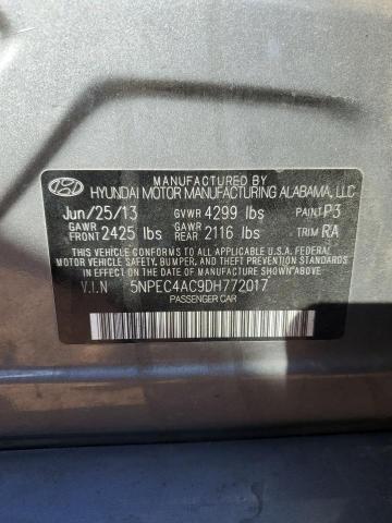 Photo 11 VIN: 5NPEC4AC9DH772017 - HYUNDAI SONATA 