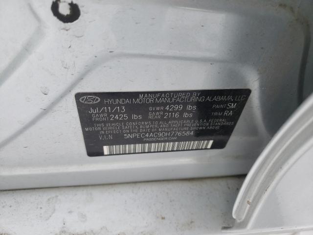 Photo 9 VIN: 5NPEC4AC9DH776584 - HYUNDAI SONATA SE 