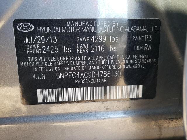 Photo 11 VIN: 5NPEC4AC9DH786130 - HYUNDAI SONATA SE 