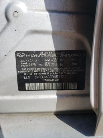 Photo 11 VIN: 5NPEC4AC9EH816423 - HYUNDAI SONATA 