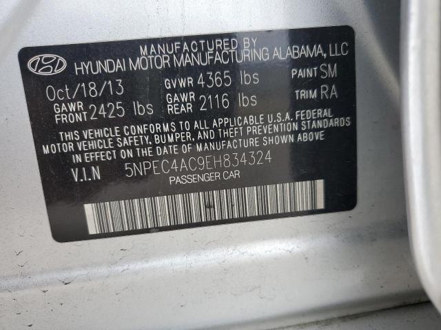 Photo 9 VIN: 5NPEC4AC9EH834324 - HYUNDAI SONATA SE 