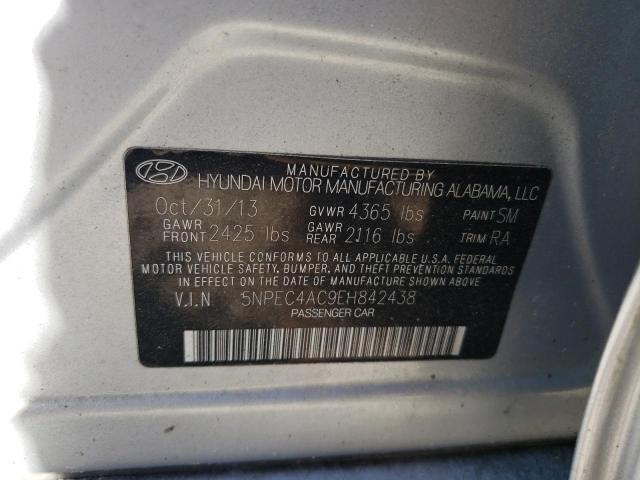 Photo 11 VIN: 5NPEC4AC9EH842438 - HYUNDAI SONATA 