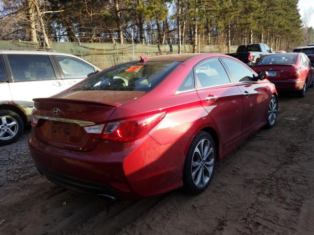 Photo 3 VIN: 5NPEC4AC9EH845159 - HYUNDAI SONATA SE 