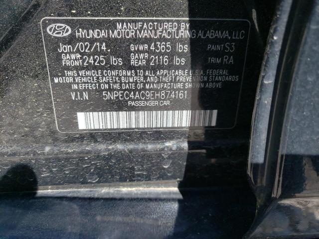 Photo 11 VIN: 5NPEC4AC9EH874161 - HYUNDAI SONATA SE 