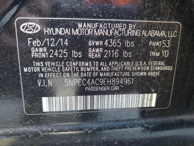 Photo 11 VIN: 5NPEC4AC9EH894961 - HYUNDAI SONATA SE 