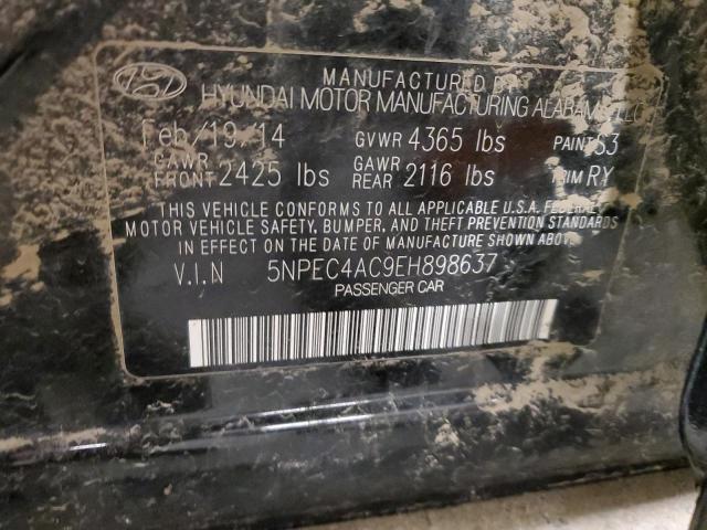 Photo 11 VIN: 5NPEC4AC9EH898637 - HYUNDAI SONATA 