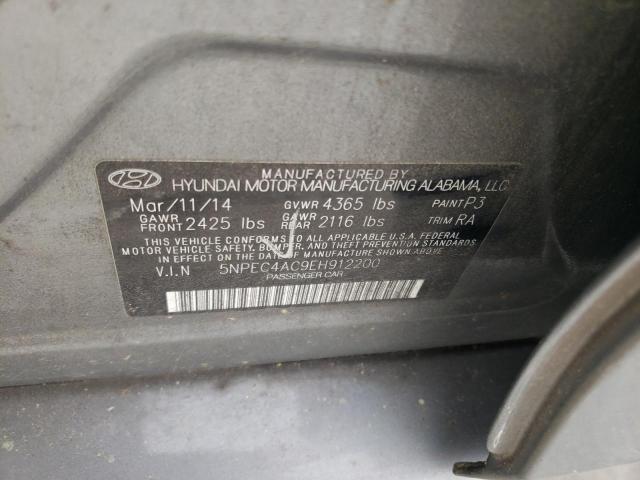 Photo 11 VIN: 5NPEC4AC9EH912200 - HYUNDAI SONATA SE 