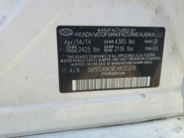 Photo 11 VIN: 5NPEC4AC9EH932379 - HYUNDAI SONATA SE 