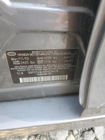 Photo 11 VIN: 5NPEC4ACXBH034479 - HYUNDAI SONATA SE 