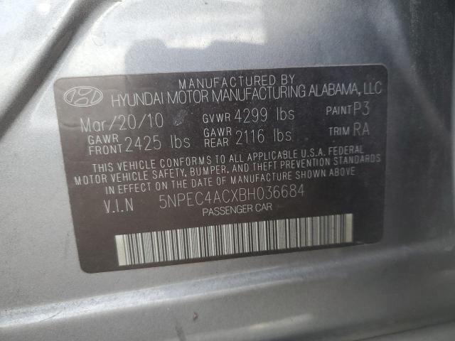 Photo 11 VIN: 5NPEC4ACXBH036684 - HYUNDAI SONATA SE 