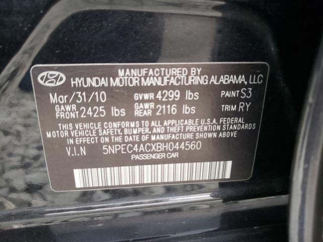 Photo 9 VIN: 5NPEC4ACXBH044560 - HYUNDAI SONATA SE 