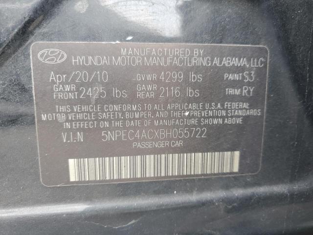 Photo 11 VIN: 5NPEC4ACXBH055722 - HYUNDAI SONATA SE 