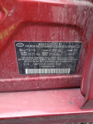 Photo 11 VIN: 5NPEC4ACXBH077168 - HYUNDAI SONATA 