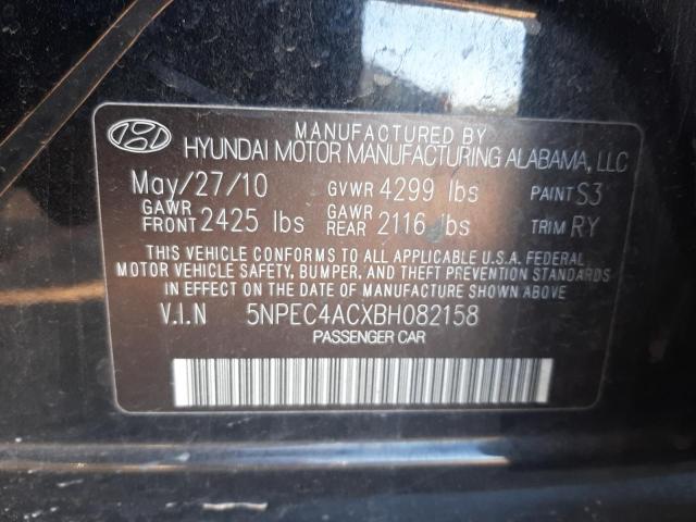 Photo 11 VIN: 5NPEC4ACXBH082158 - HYUNDAI SONATA 