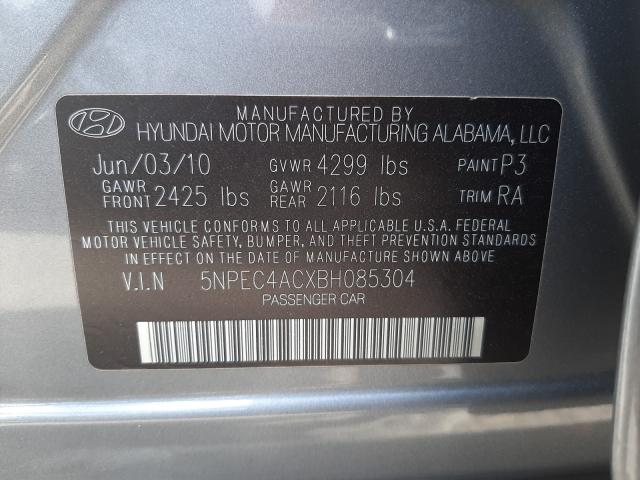 Photo 9 VIN: 5NPEC4ACXBH085304 - HYUNDAI SONATA SE 