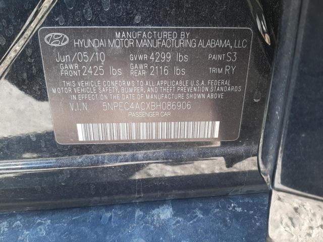 Photo 12 VIN: 5NPEC4ACXBH086906 - HYUNDAI SONATA SE 