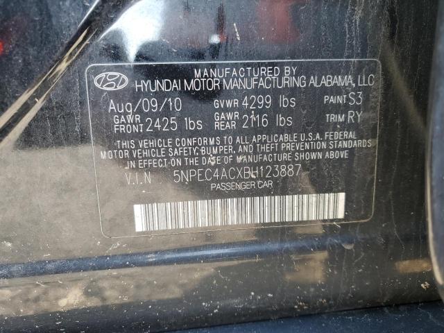 Photo 11 VIN: 5NPEC4ACXBH123887 - HYUNDAI SONATA 