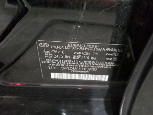 Photo 9 VIN: 5NPEC4ACXBH139782 - HYUNDAI SONATA SE 