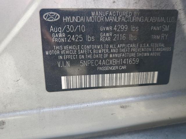 Photo 11 VIN: 5NPEC4ACXBH141659 - HYUNDAI SONATA 