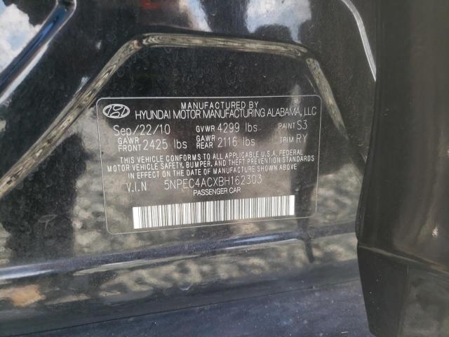 Photo 9 VIN: 5NPEC4ACXBH162303 - HYUNDAI SONATA SE 