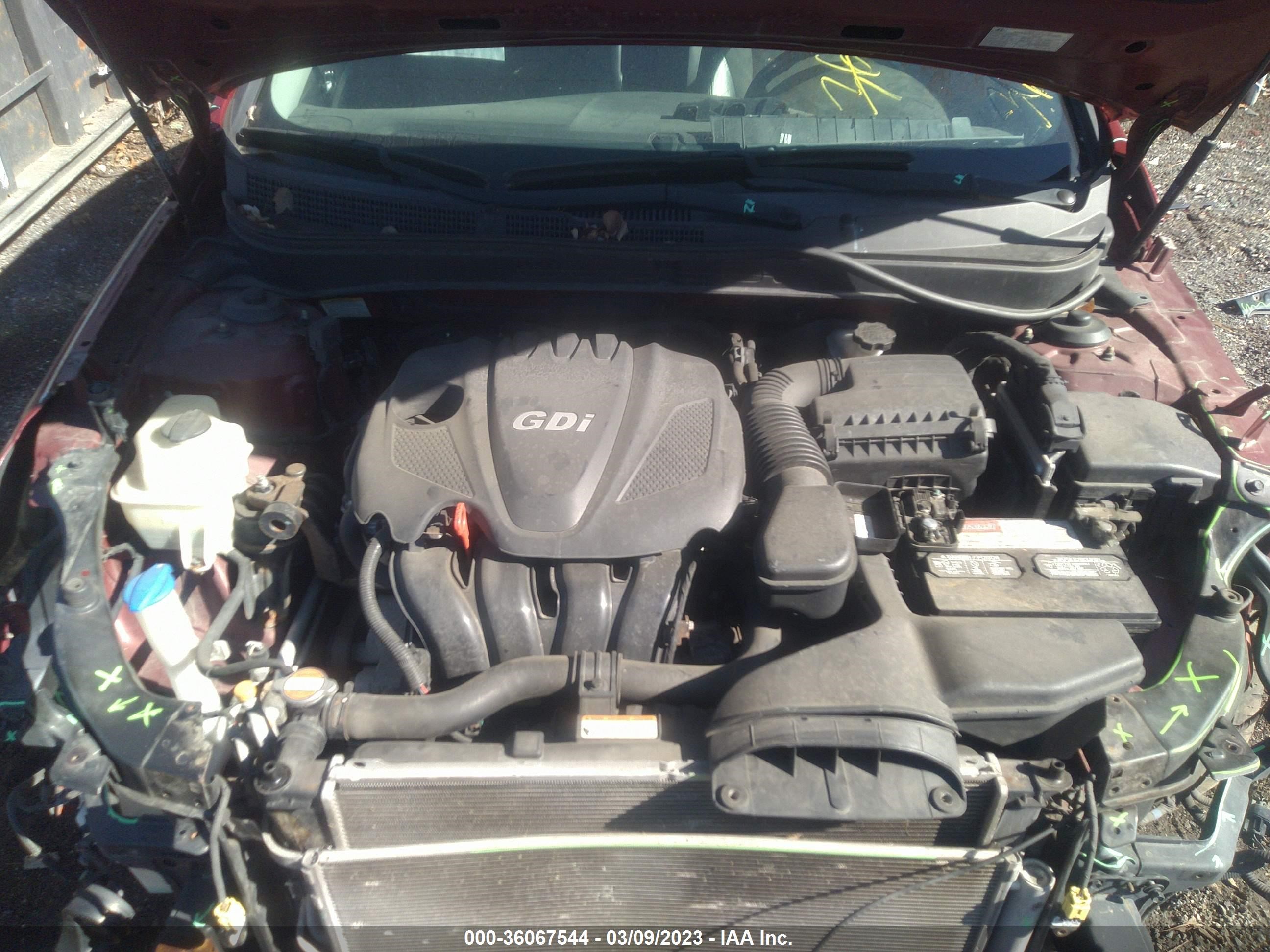 Photo 9 VIN: 5NPEC4ACXBH196354 - HYUNDAI SONATA 