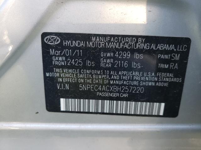 Photo 9 VIN: 5NPEC4ACXBH257220 - HYUNDAI SONATA SE 