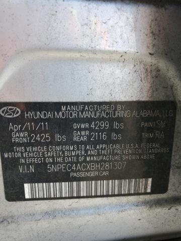 Photo 11 VIN: 5NPEC4ACXBH281307 - HYUNDAI SONATA SE 