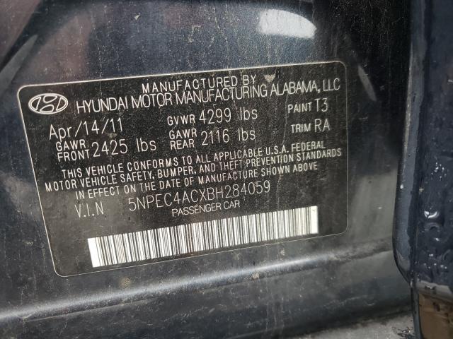 Photo 9 VIN: 5NPEC4ACXBH284059 - HYUNDAI SONATA SE 