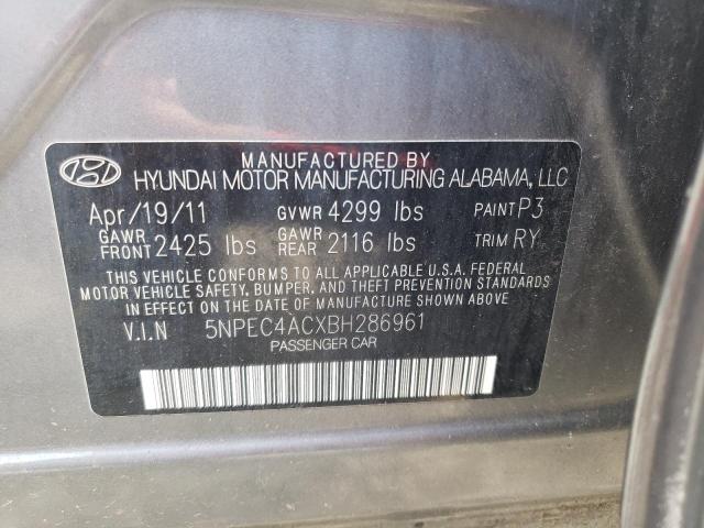 Photo 11 VIN: 5NPEC4ACXBH286961 - HYUNDAI SONATA 