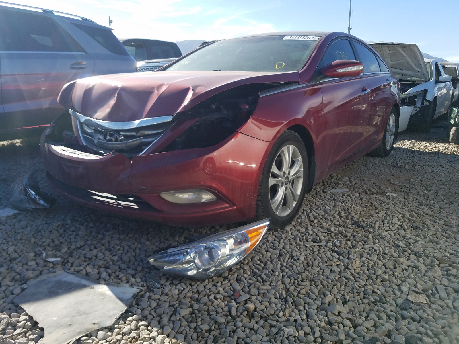 Photo 1 VIN: 5NPEC4ACXCH335853 - HYUNDAI SONATA SE 