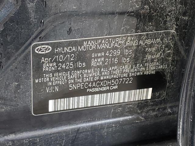 Photo 11 VIN: 5NPEC4ACXDH507722 - HYUNDAI SONATA 