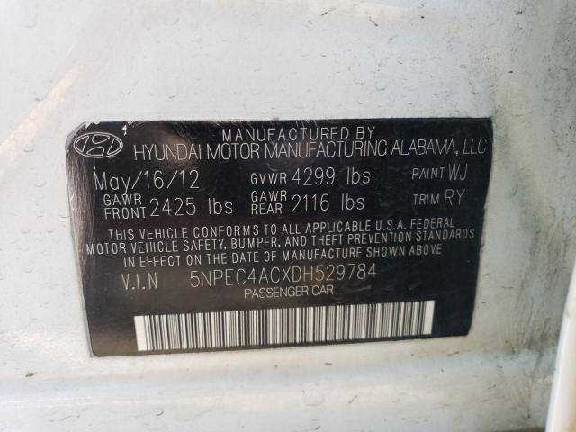 Photo 11 VIN: 5NPEC4ACXDH529784 - HYUNDAI SONATA SE 